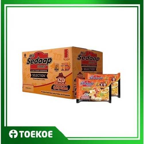 

TOEKOE Mie Sedaap Singapore Spicy Laksa 1 Dus Isi 40pcs