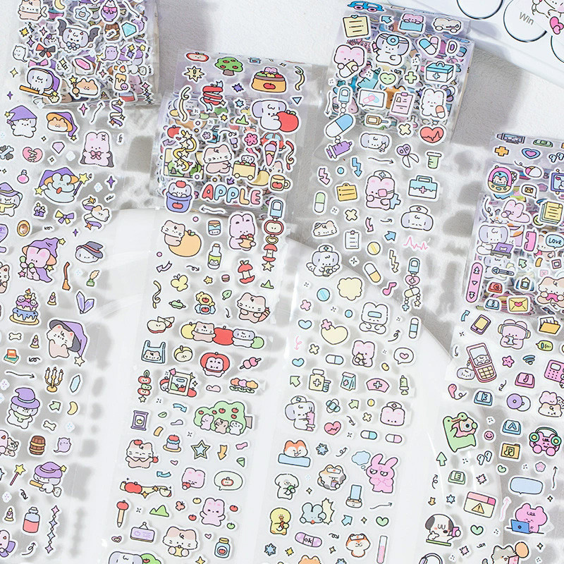 

1Pc Healing Cute Pet Series Washi Tape Kawaii Paper Decorative Collage Adhesive DIY Scrapbooking Hand Made Masking Stationery