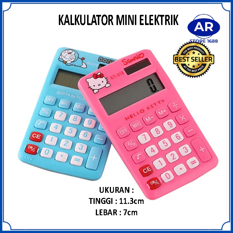 

AR GROSIR KALKULATOR MINI KAKTER 2DIGIT DD-58-2 / CALCULATOR DIGITAL