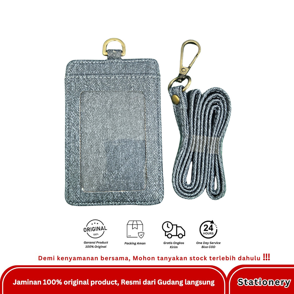 

TKM ID CARD DENIM SERIES IDC + TALI PANJANG