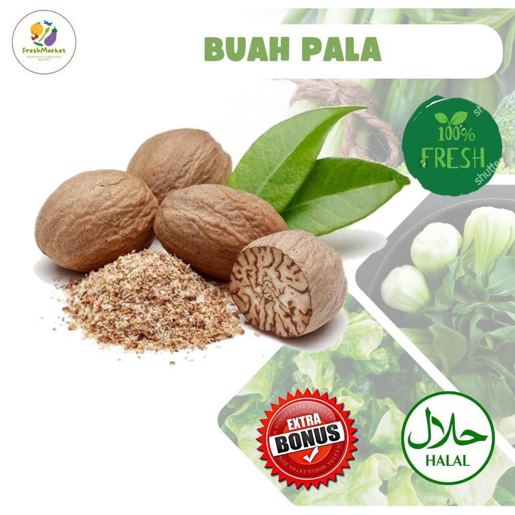 

Buah Pala Isi 3 Buah Sayurinstant
