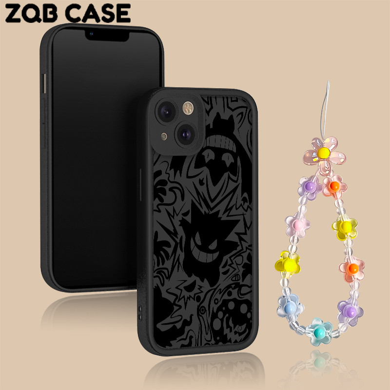Casing Oppo Reno 10 5G Casing HP Gengar Oppo A58 A53 2020 A5S Reno 11 Pro Reno 5F Soft Case Oppo A36