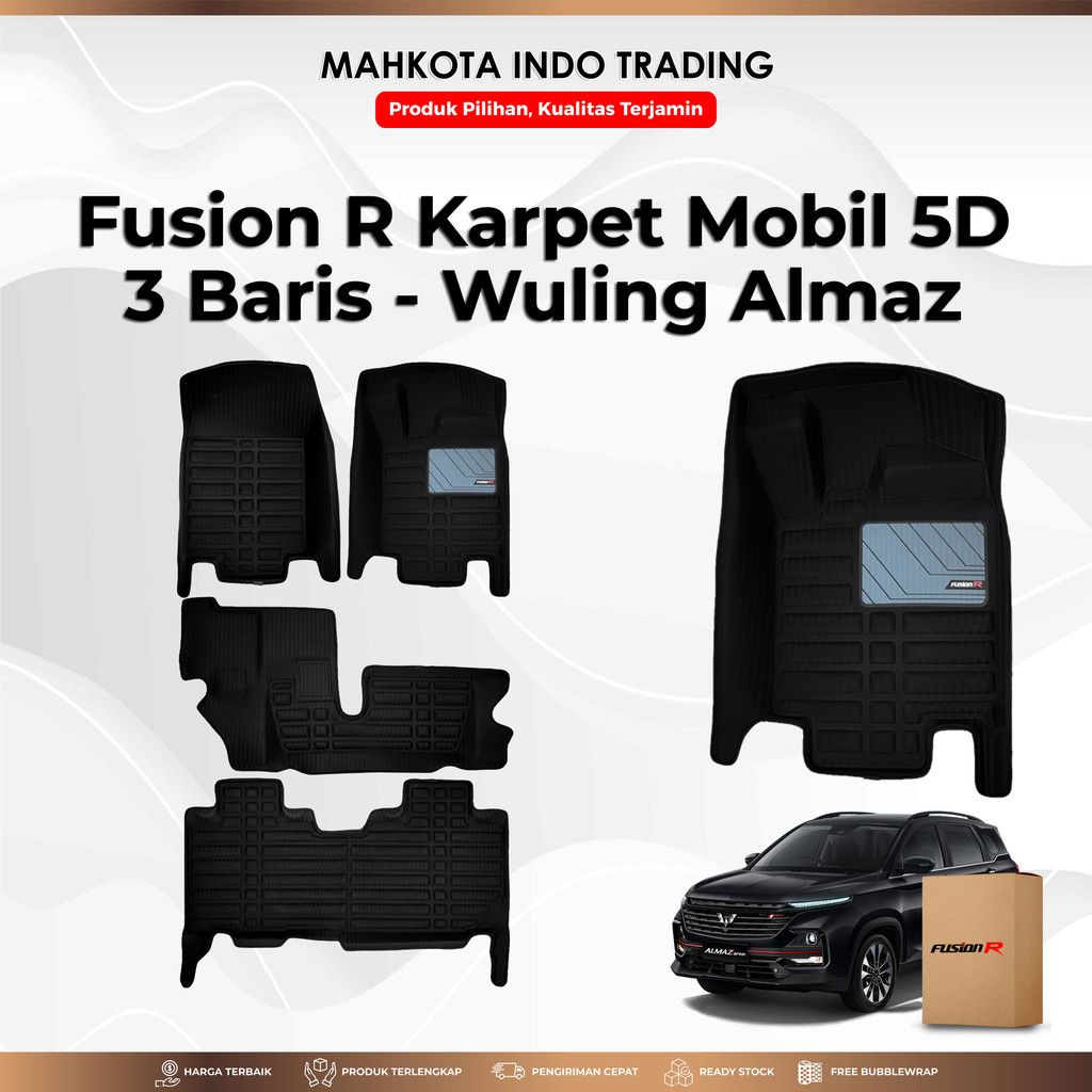 Fusion R Karpet Mobil 5D Wuling Almaz Premium