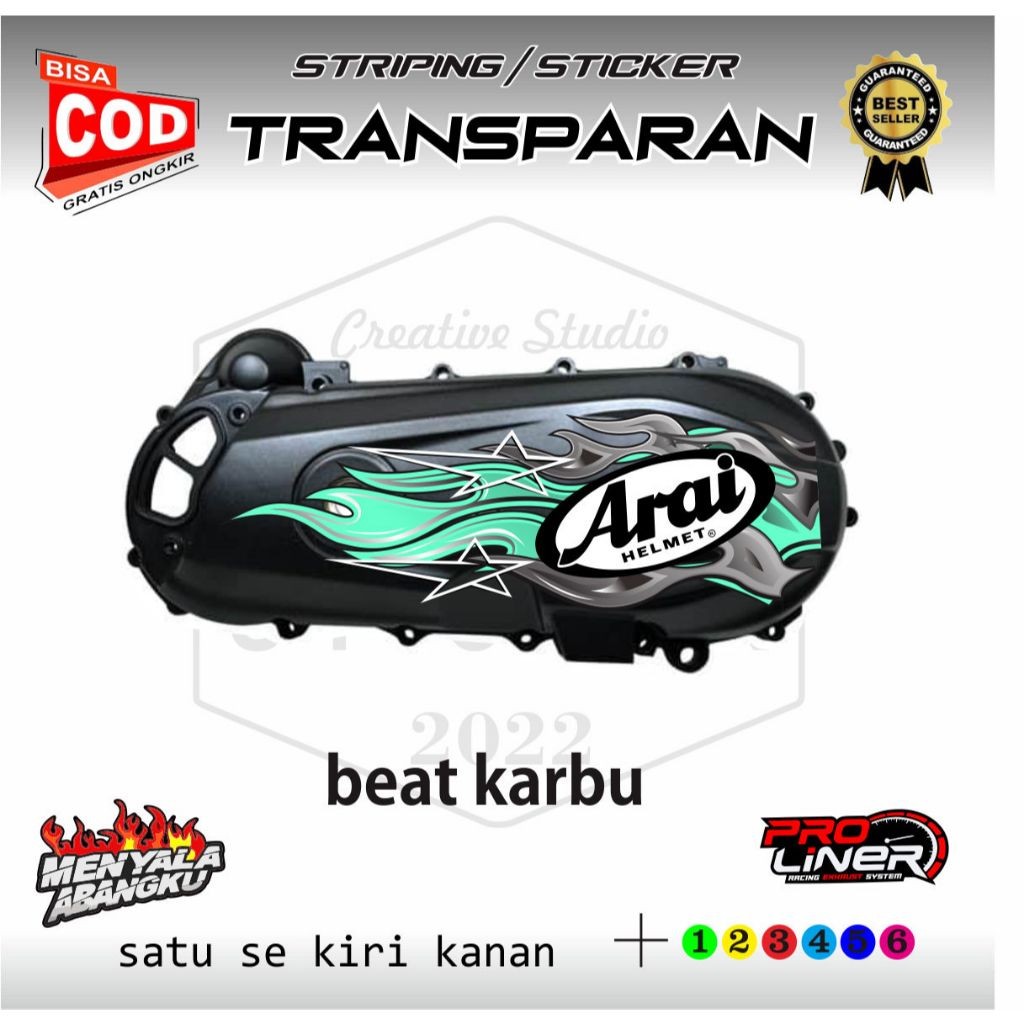 sticker blok cvt beat karbu dan beat esp cocok terbaru