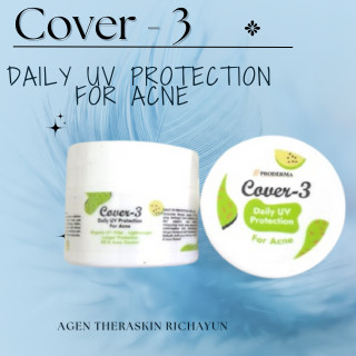 Cover 3 Daily UV Protection for Acne 10 GRAM - Sunscreen Jerawat
