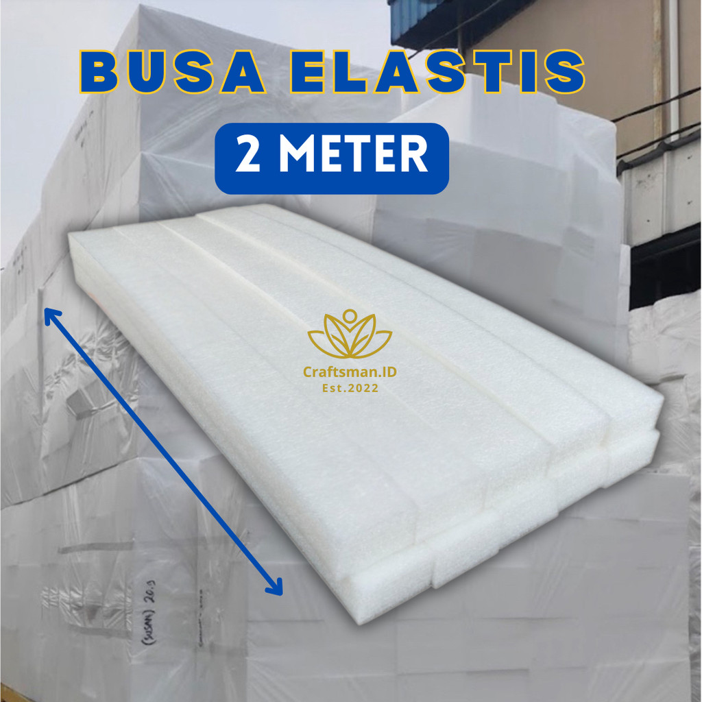 2 METER Busa Bunga Elastis Dekorasi / Busa Bunga / Busa Elastis / Foam Bunga / Foam Elastis
