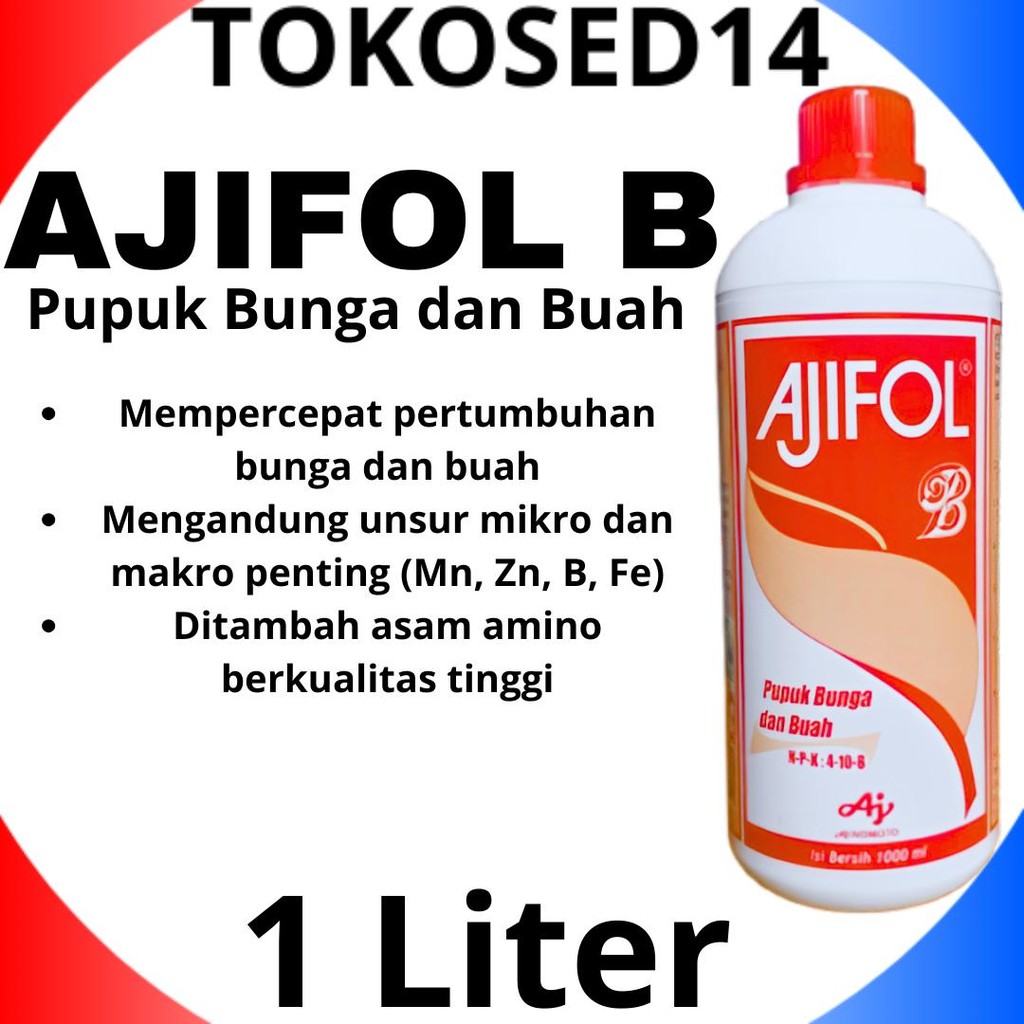 PPC Ajifol B - Pupuk Bunga dan Buah 1 Liter