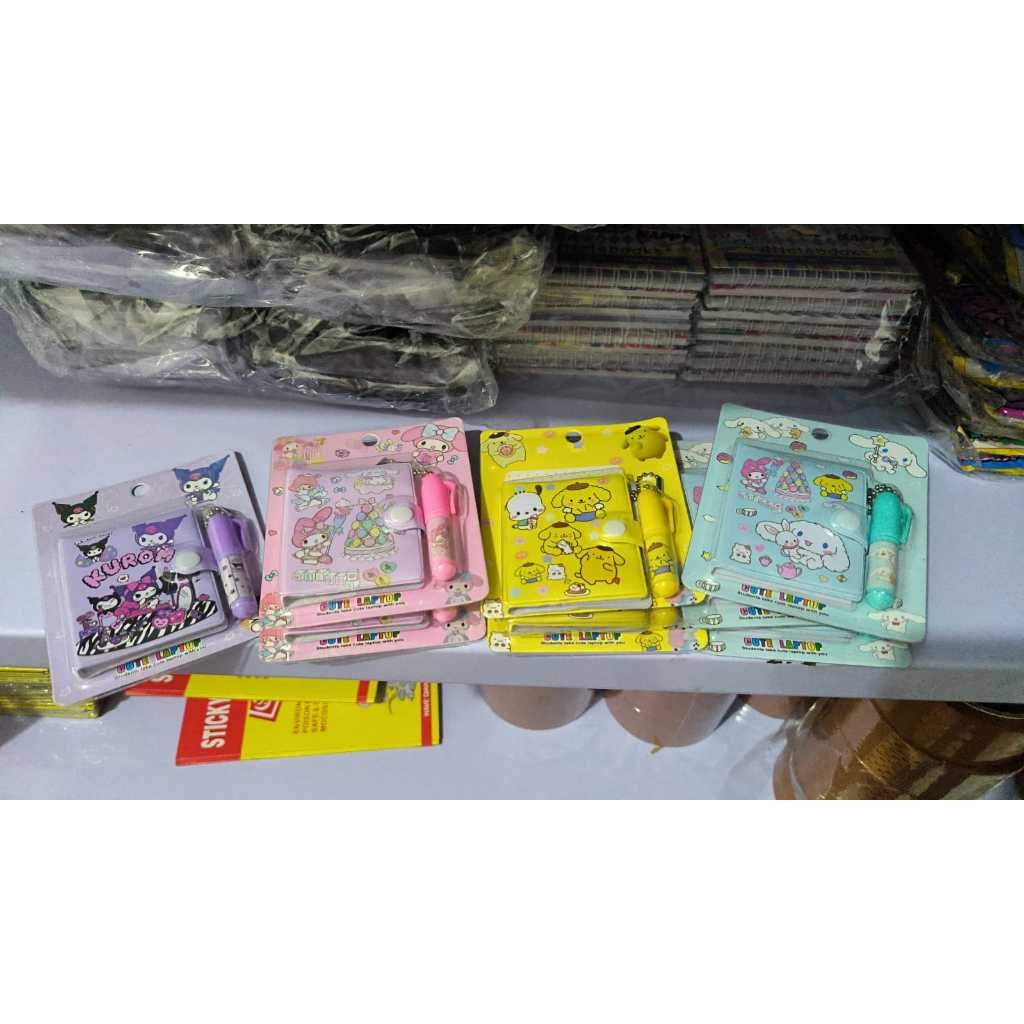 

KBA Buku Diary Kancing + Pulpen Karakter Lucu Notebook Mini Portable / Jurnal Kecil Catatan Harian Pengingat Tugas Anak Dewasa / Pen Bolpoin Mini Imut Perlengkapan Sekolah Kuliah