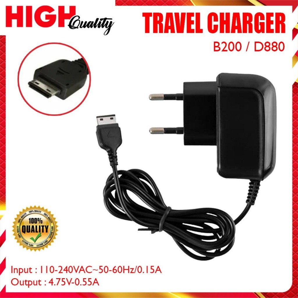 [LW] Charger Casan Travel Cas High Quality ATADS30EBE For Type Hp Jadul Samsung D880 E1080 E1205 E11