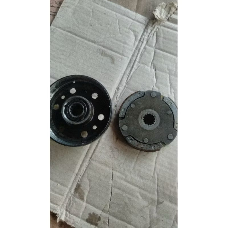 Mangkok Ganda Lonceng Ganda Set Kampas Ganda Yamaha Vega Zr Original Second