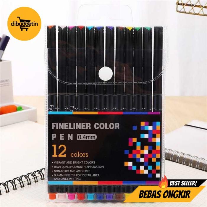 

Pena Warna Drawing Pen Fine Point Art Watercolor 0.4mm - Tlevino TV4