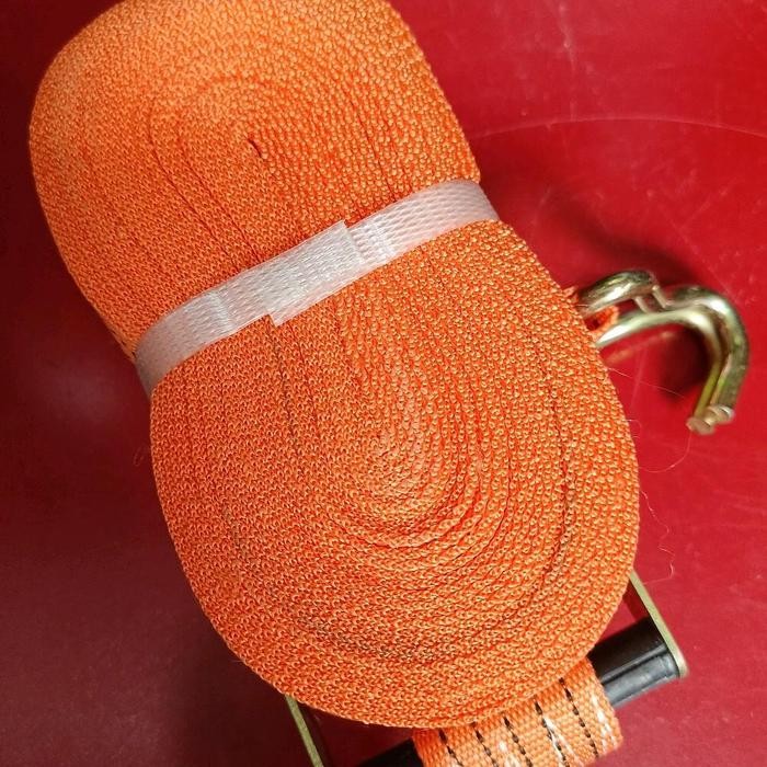 [TERLARTIS] RACHET TIE DOWN CARGO LASHING TALI KREK PENGIKAT BARANG 5 - 10 METER WEBBING CARGO - 10 