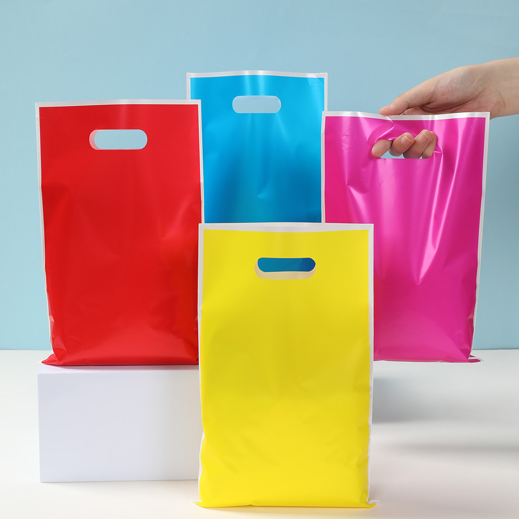 

10/25/50pcs Solid Color Handbags Small Gift Bags Birthday Party Favors Gift Teat Bags for Birthday Wedding Baby Shower Decor