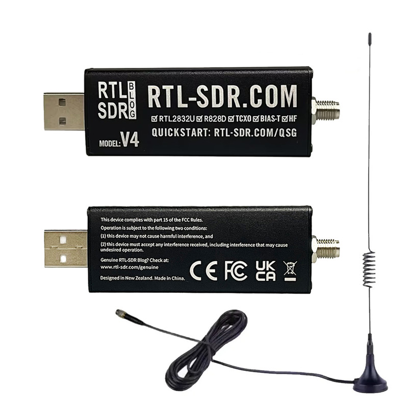 HTOOL SDR V4 Software Defined Radio Receiver RTL-SDR V4 RTL2832U 1PPM TCXO HF BiasT SMA Software Def