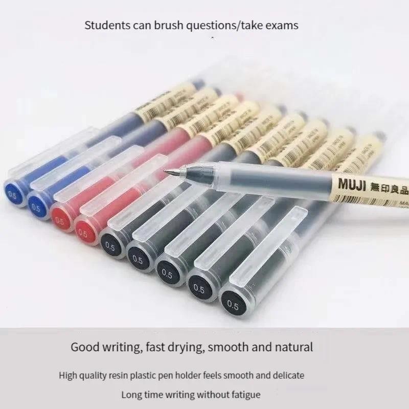 

3/1Pcs/Set Kawaii MUJIs Gel Pen Black/Red/Blue 0.38mm 0.5mm Ink Japan Color Pen Office School Ballpoint Pen Japanese Stationery
