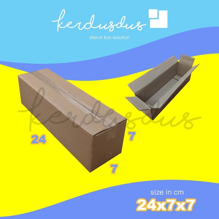 

24X7X7 cm kardus box karton kotak packing packaging POLOS SHEET