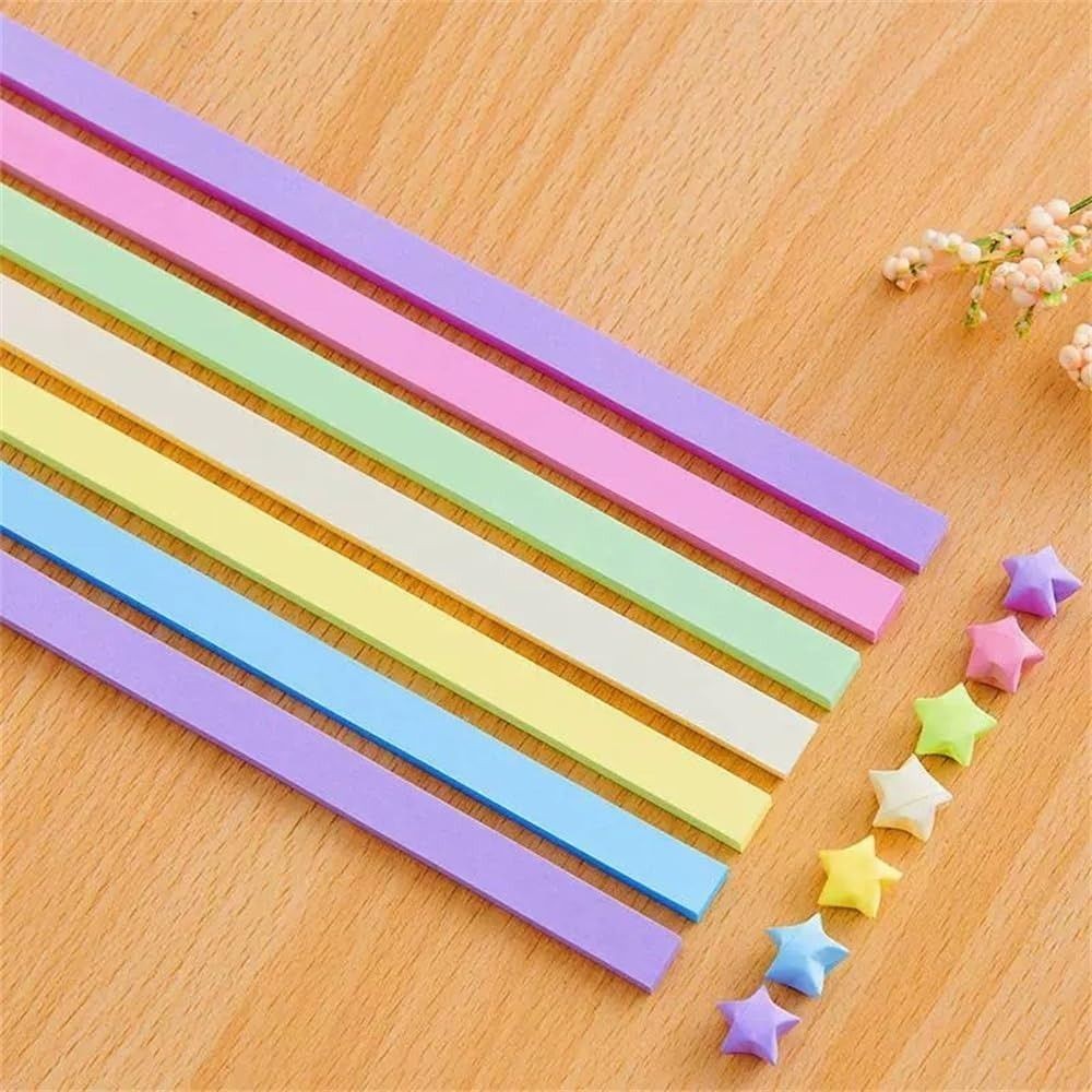 

540 Sheets Origami Paper Stars DIY Hand Crafts Origami Lucky Star Paper Folding Origami Star Paper Strips for Paper Arts Crafts