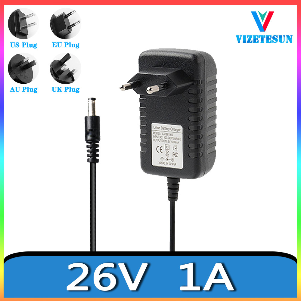 26V 1A Fascia Gun Vacuum Cleaner Power Adapter 26V 1000MA DC Regulated Power Cord