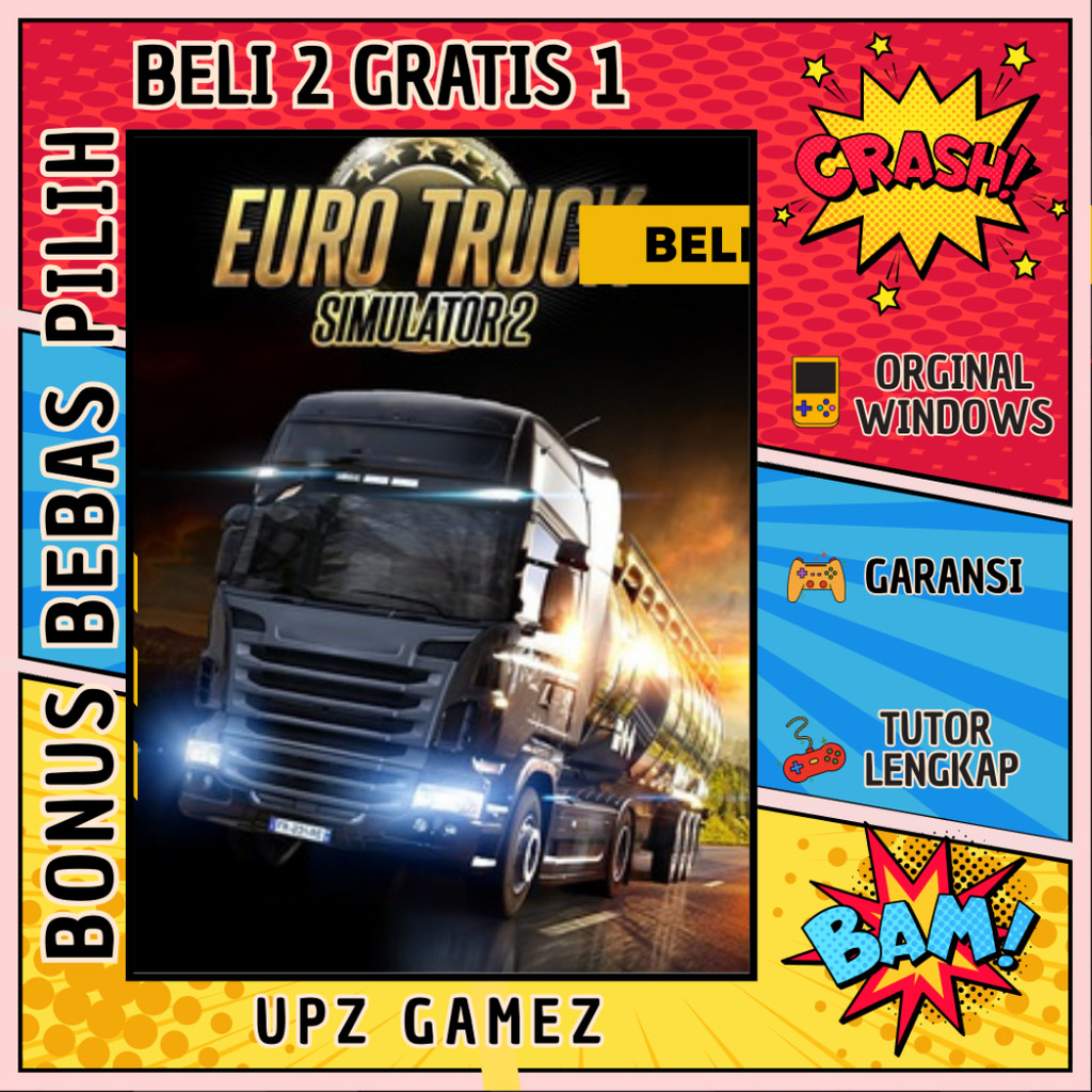 EURO TRUCK SIMULATOR 2 - GAME PC - GAME LAPTOP - PC GAMES