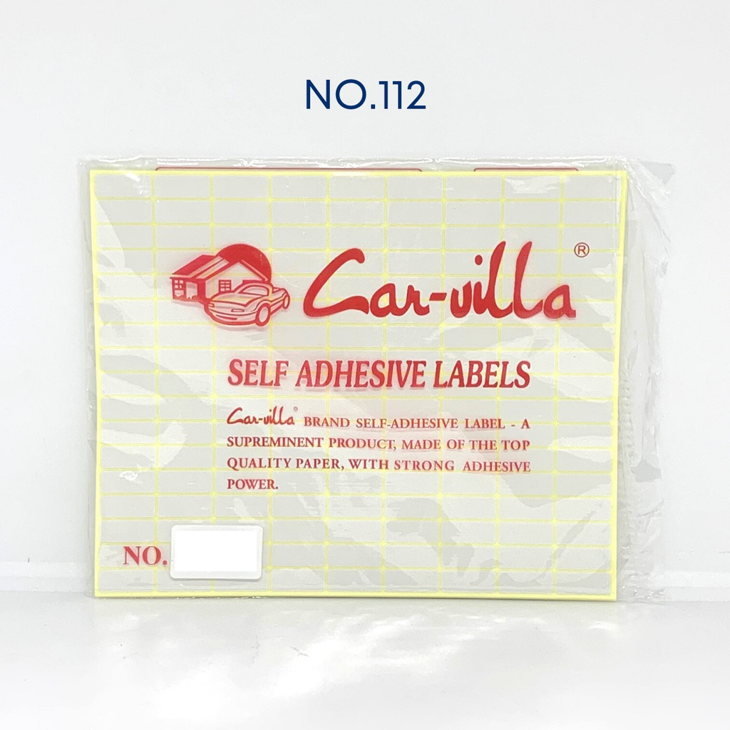 

Stiker Label Undangan Carvilla No. 112 Stiker Nama Undangan Self Adhesive Car-villa - MY