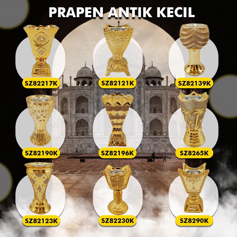 IDAMARKET       Mabkhara Antik Gold Series Kecil / Mabkhara Manual Gold Series