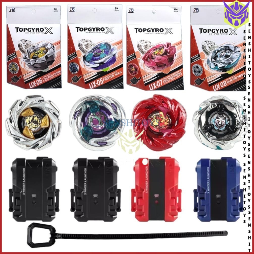 Mainan Gangsing Beyblade X Gasing Besi Plastik
