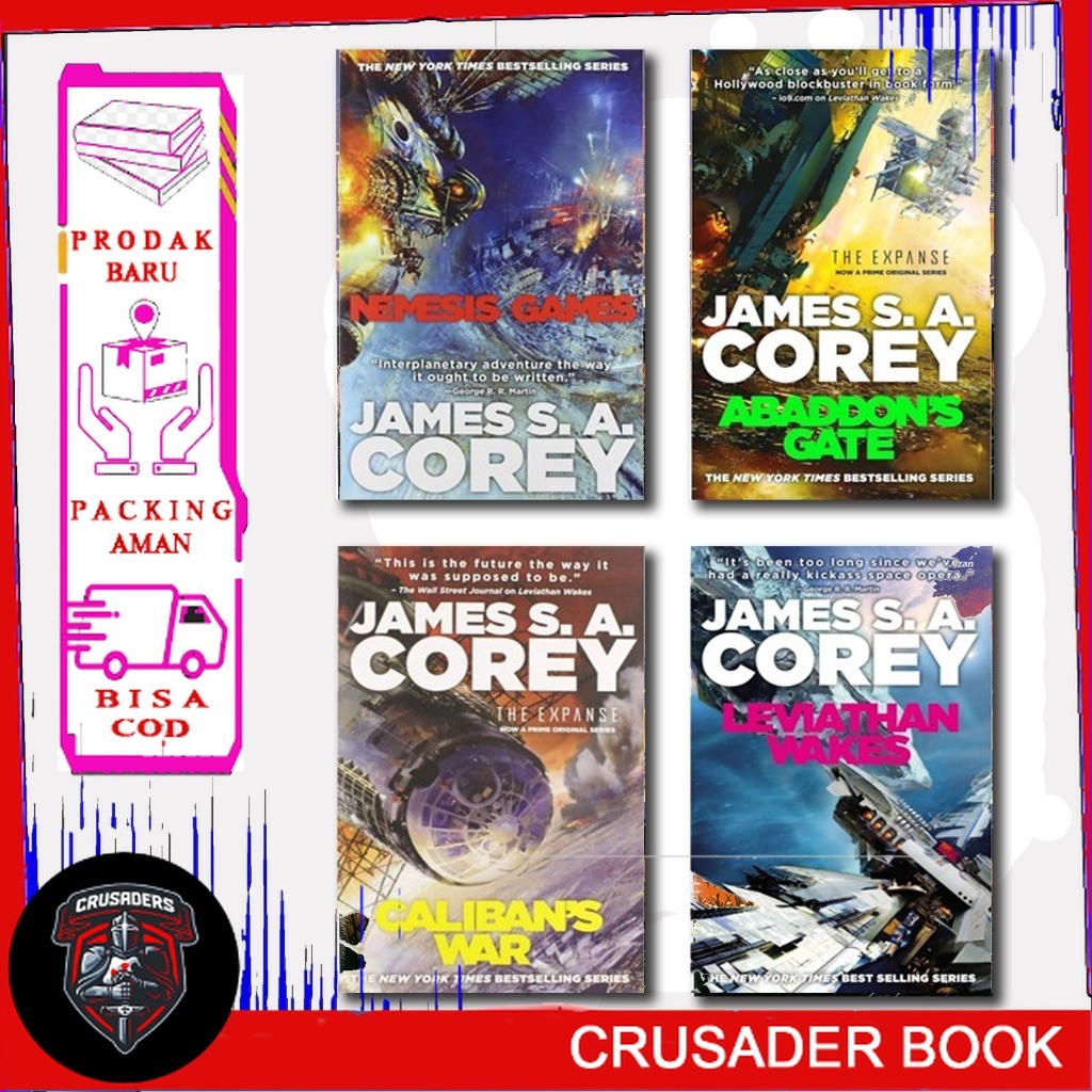 The Expanse (9 book series) Leviathan Wakes | Caliban's War | Leviathan Falls By James S. A. Corey -