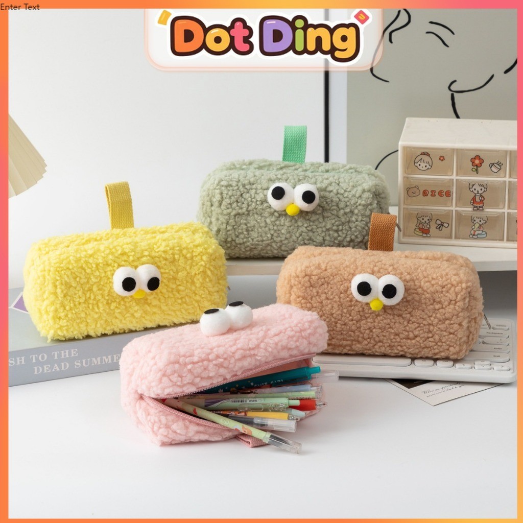 

[DOTDING]Tas Pensil Bulu Domba Kapasitas Besar Aesthetic Monster Lucu Kotak Alat Tulis Gantung Tempat Penyimpanan Pensil Trendi INS
