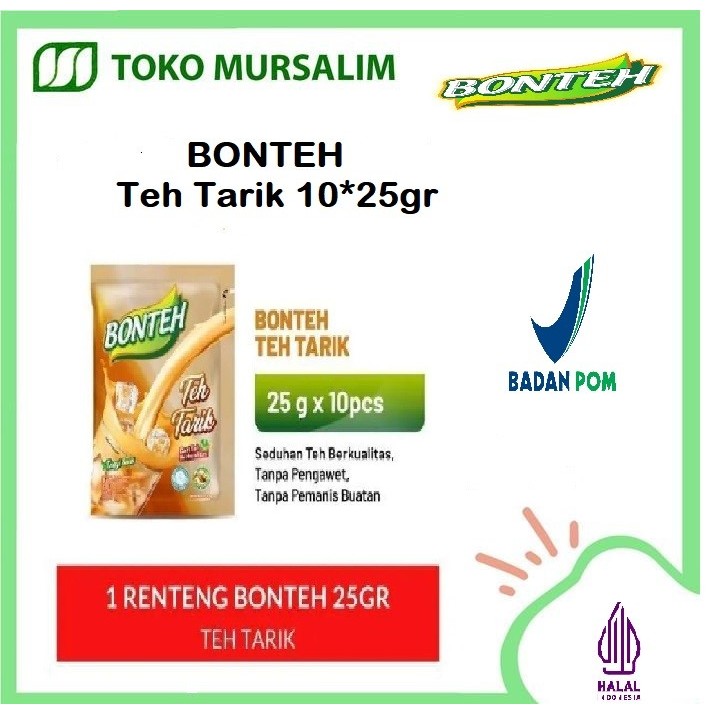 

Bonteh Teh Tarik 10*25Gr-Minuman Teh Tarik Instan
