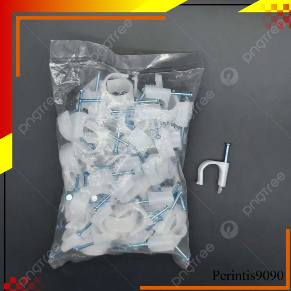 klem kabel/pipa listrik 17mm /pck