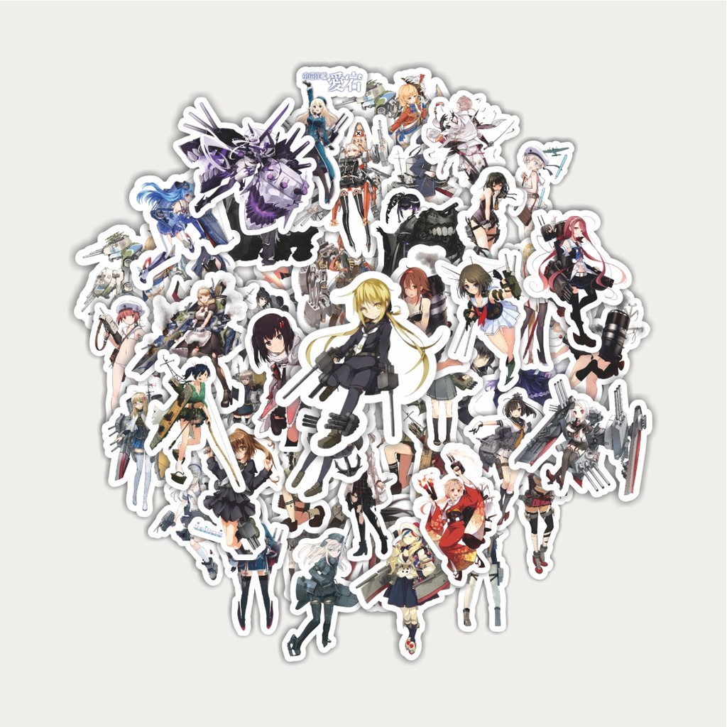 

Sticker Pack Stiker Anime Game Series Kantai Collection Character 2 | Sticker TUMBLR | Stiker LAPTOP KOPER HELM