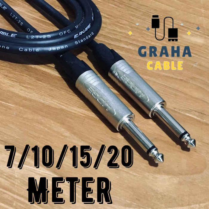 

Kabel Gitar Audio Akai Mono to Akai Mono 7/10/15/20 Meter Lidge