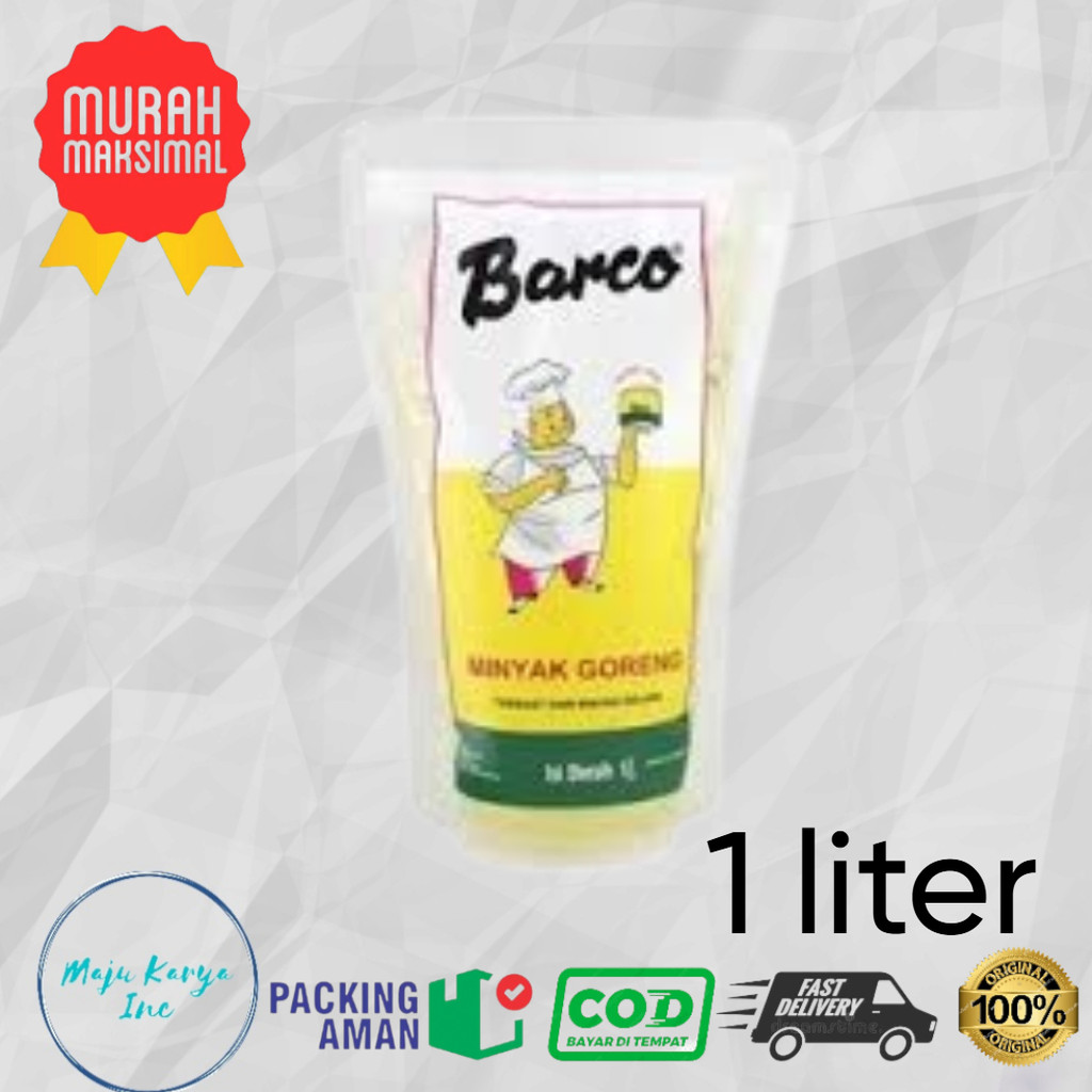 

Minyak Goreng Kelapa Barco / Coconut Oil 1 Liter