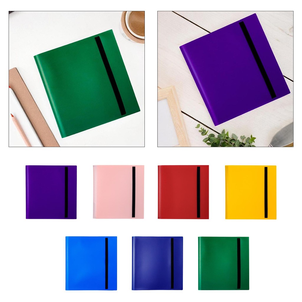 

Cards Binder Strap Design 12 Pockets 480 Cards Large Capacity Collector Storage Album for Gaming Cards Protect Storage Organizer