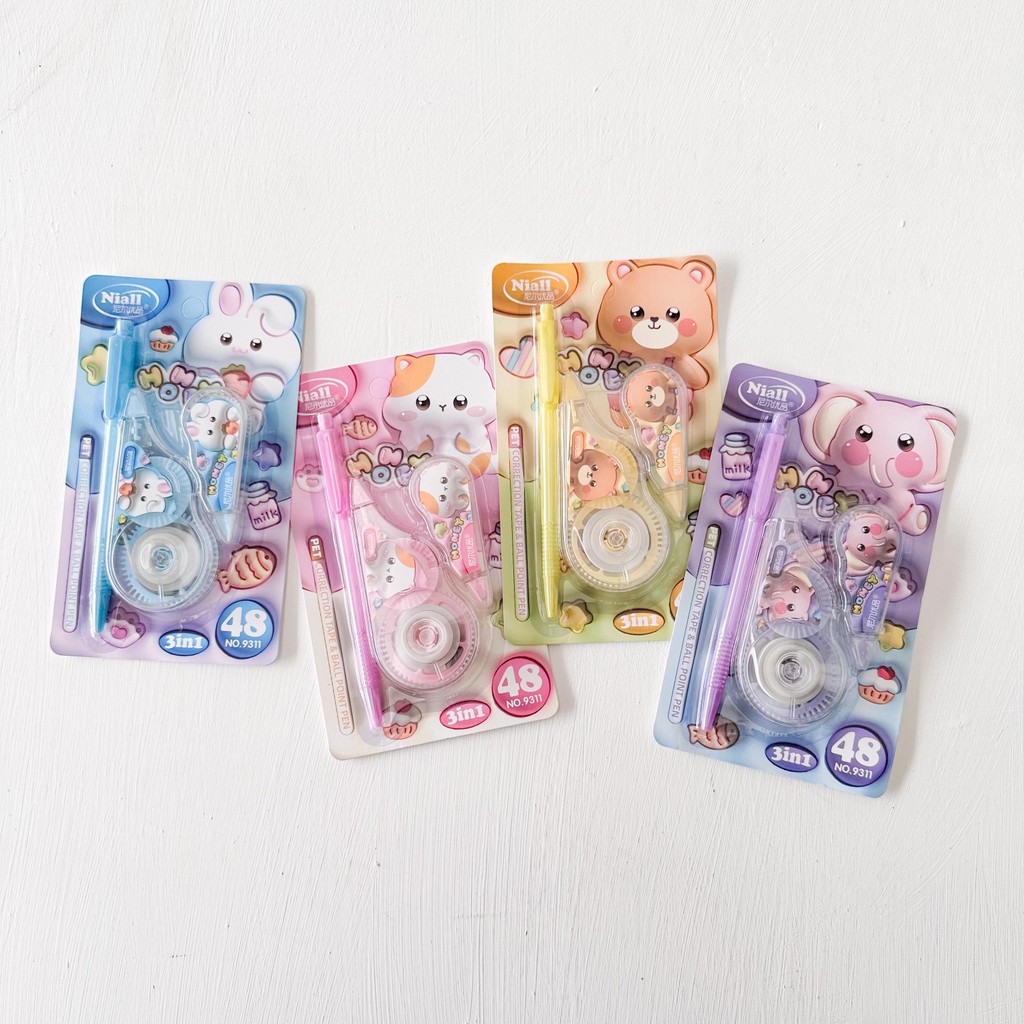 

CORRECTION TAPE LUCU / TIPEX KERTAS PAKET LUCU / TIP-EX KERTAS KARAKTER CUTE ANIMAL