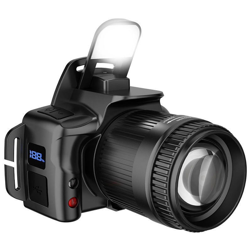 (COD) Senter Kepala Led zoom super/LED senter super terang/Terang Anti Air/USB rechargeable/SENTER K