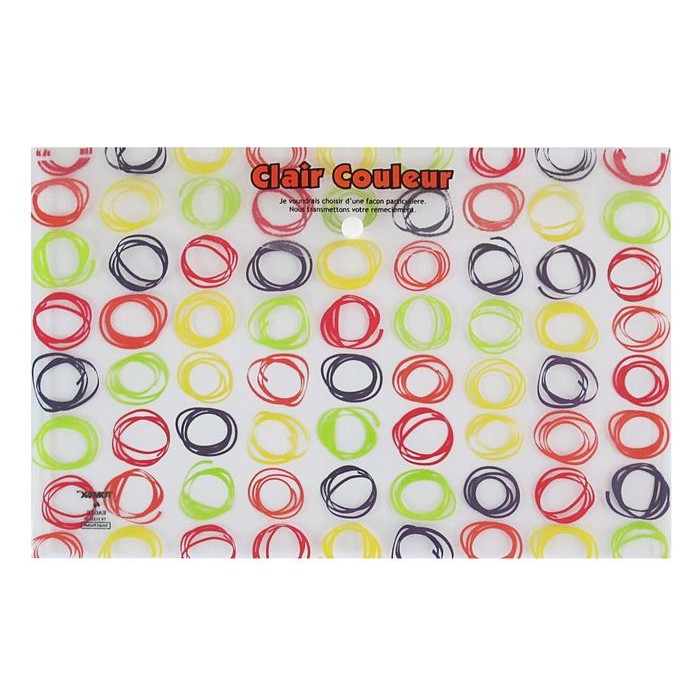 

Map Plastik Kancing/Smart Pocket/Tomex Clair Couleur - Clair Couleur A