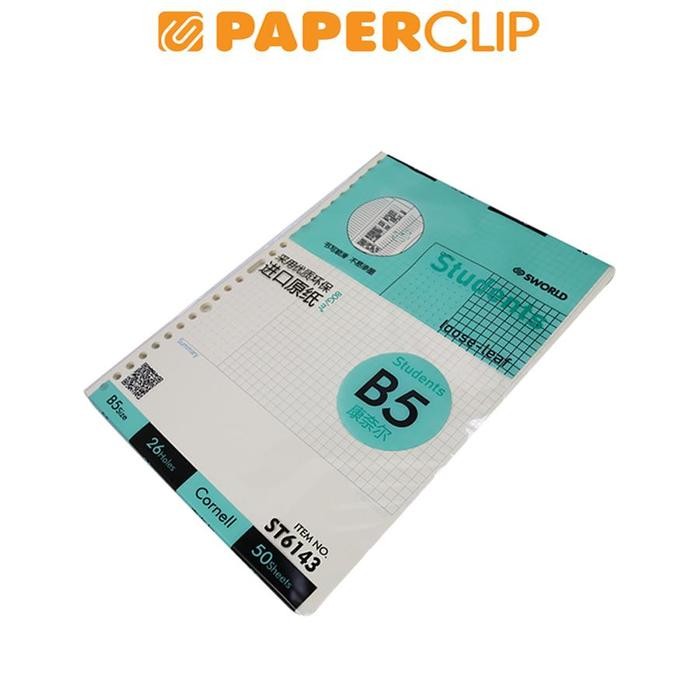 

LOOSE LEAF B5 SWORLD STUDENTS ST6143 26H 50P CORNELL