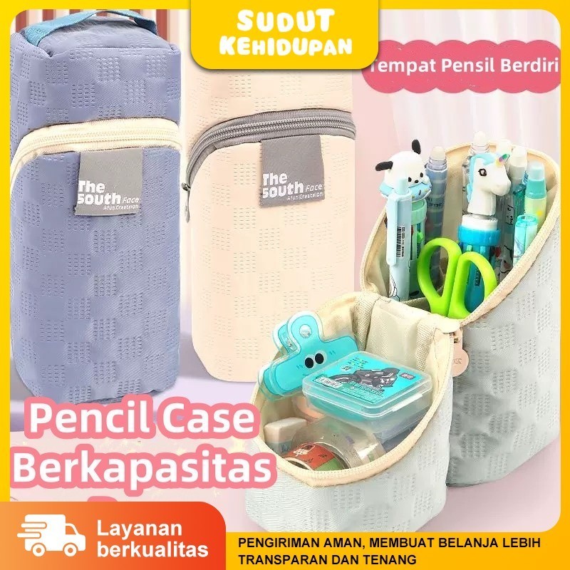 

Kotak Pensil Penyimpanan Alat Tulis Berdiri Tas Pensil Penyimpanan Alat Tulis Multifungsi Tas Alat Tulis untuk Siswa SD, SMP, dan SMA