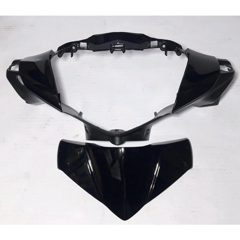 Batok Depan Supra X 125 Helm In 2011 2012 2013 Hitam | front handle cover WIN | kepala lampu motor h