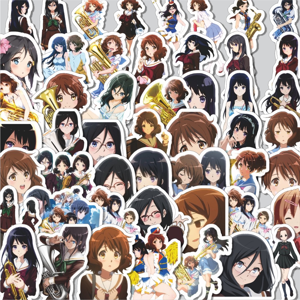 

Stiker Cutting Pack Stiker Anime Series Sound Euphonium Character Isi 100Pcs Series Aesthetic Lucu Keren Untuk Koper Bahan Vynil