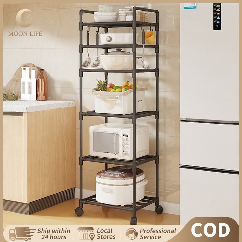

COD Rak Dapur Rak Penyimpanan Serbaguna Dapur 6 Susun Dengan Roda Rak Dapur Serbaguna Ruang Tamu kamar mandi Sepatu Rak Gudang Rak Oven Rak Microwave
