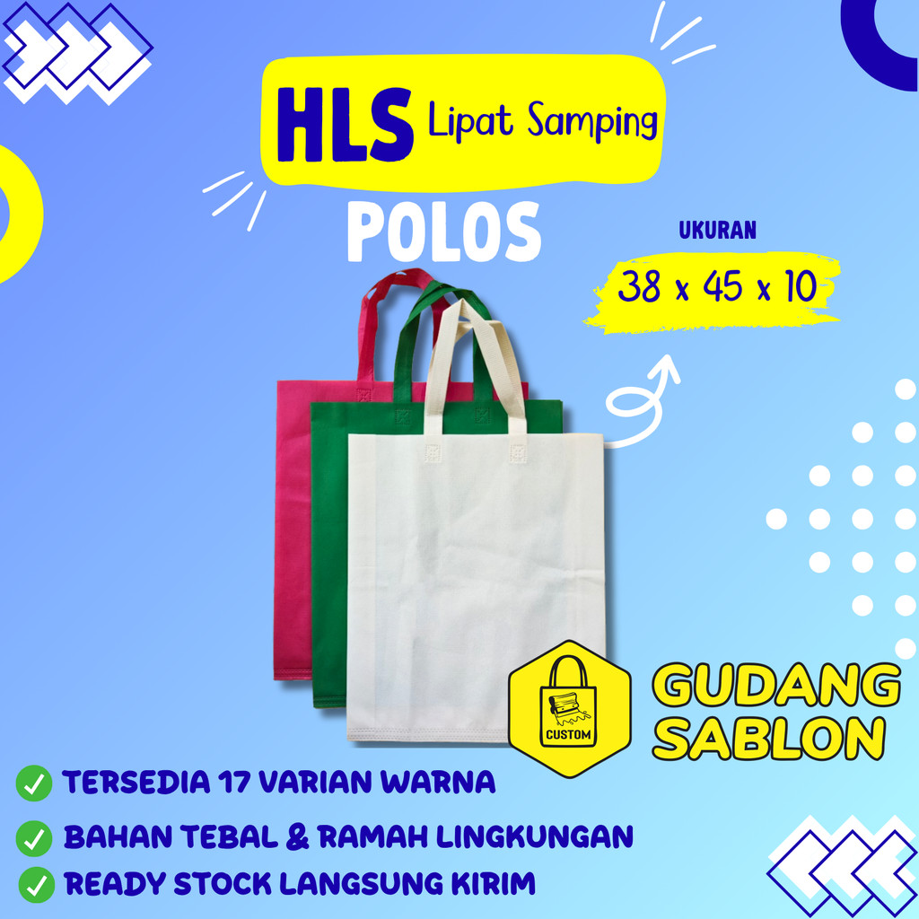 HLS 38x45x10 cm spunbond goodie bag