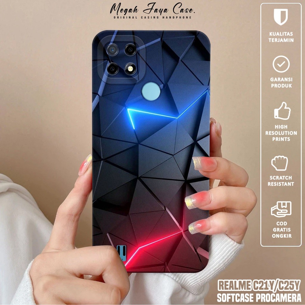 Case REALME C21Y / C25Y - Softcase Hp REALME C21Y / C25Y Motif ASBT - Silikon Hp REALME C21Y - Kondo