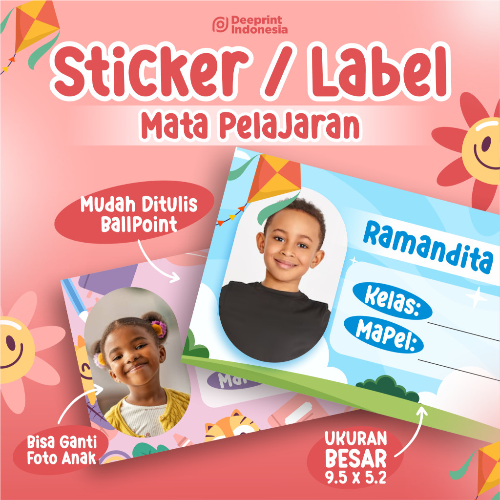 

( + ) Stiker Label Nama Buku Stiker Mapel Stiker Mata Pelajaran Sekolah