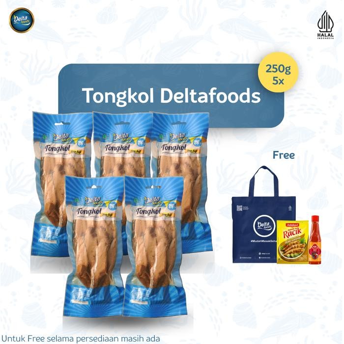 

[TERLARIS] DeltaFoods - Ikan Tongkol Siap Saji Dengan Minyak Kanola 250gram Bundling 5 free Totebag + sambal + bumbu racik[TERLARIS ]