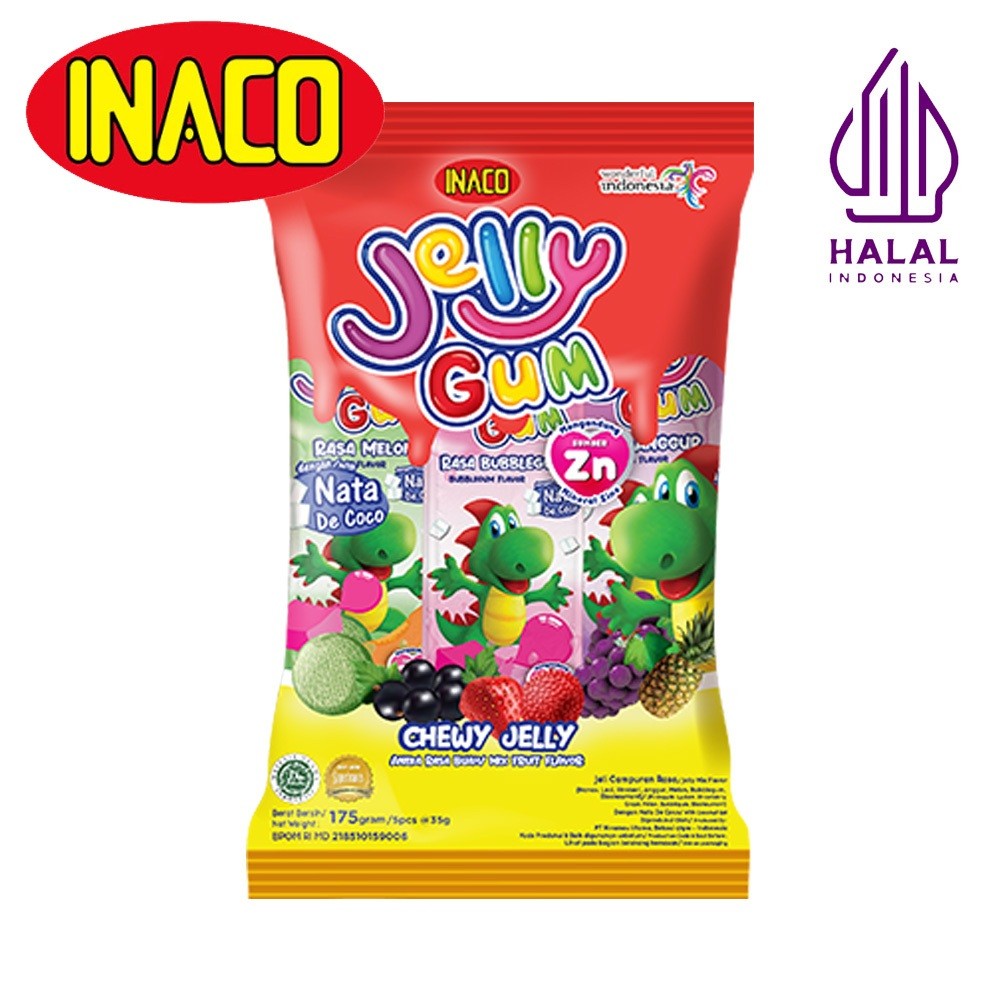 

Inaco Jelly Gum 175gr - Nata De Coco GROSIR