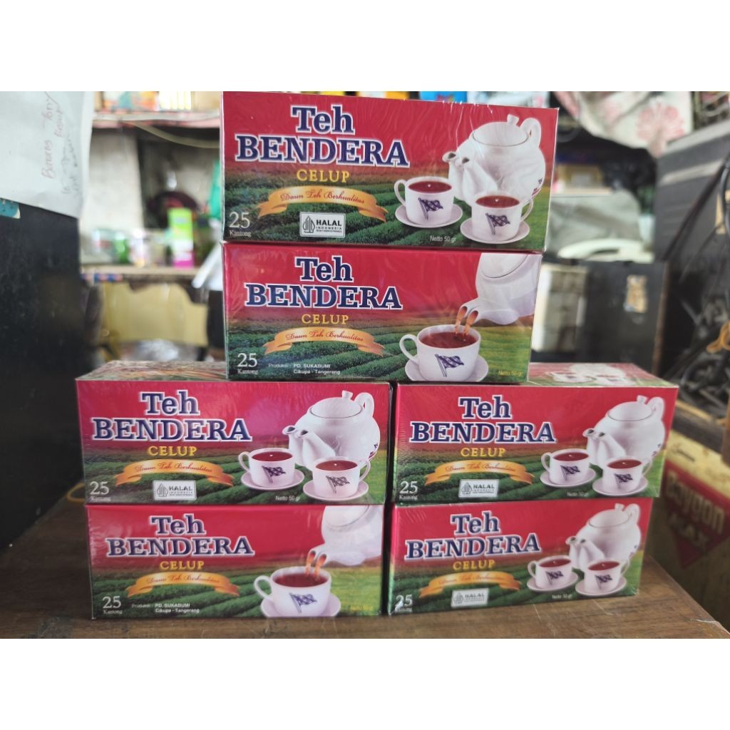 

Teh Bendera Celup Kotak Isi 25'S