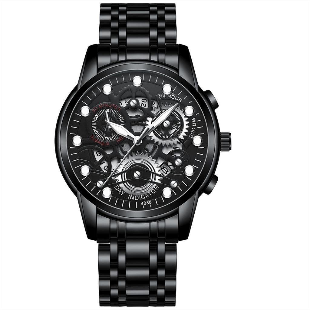 Jam Tangan Pria Analog Date FNGEEN 4088 Water Resist Stainless Steel Original tajima.indonesia.watch