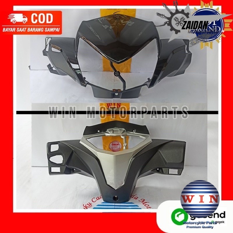 Batok Depan / Belakang Supra X 125 FI 2014 2015 2016 2017 2018 | front / rear handle cover + visor W
